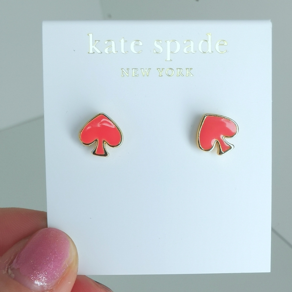 Kate Spade Everyday Spade Enamel Studs